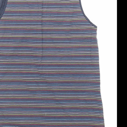 Womens UK Size XS EDC Blue Basic Tank