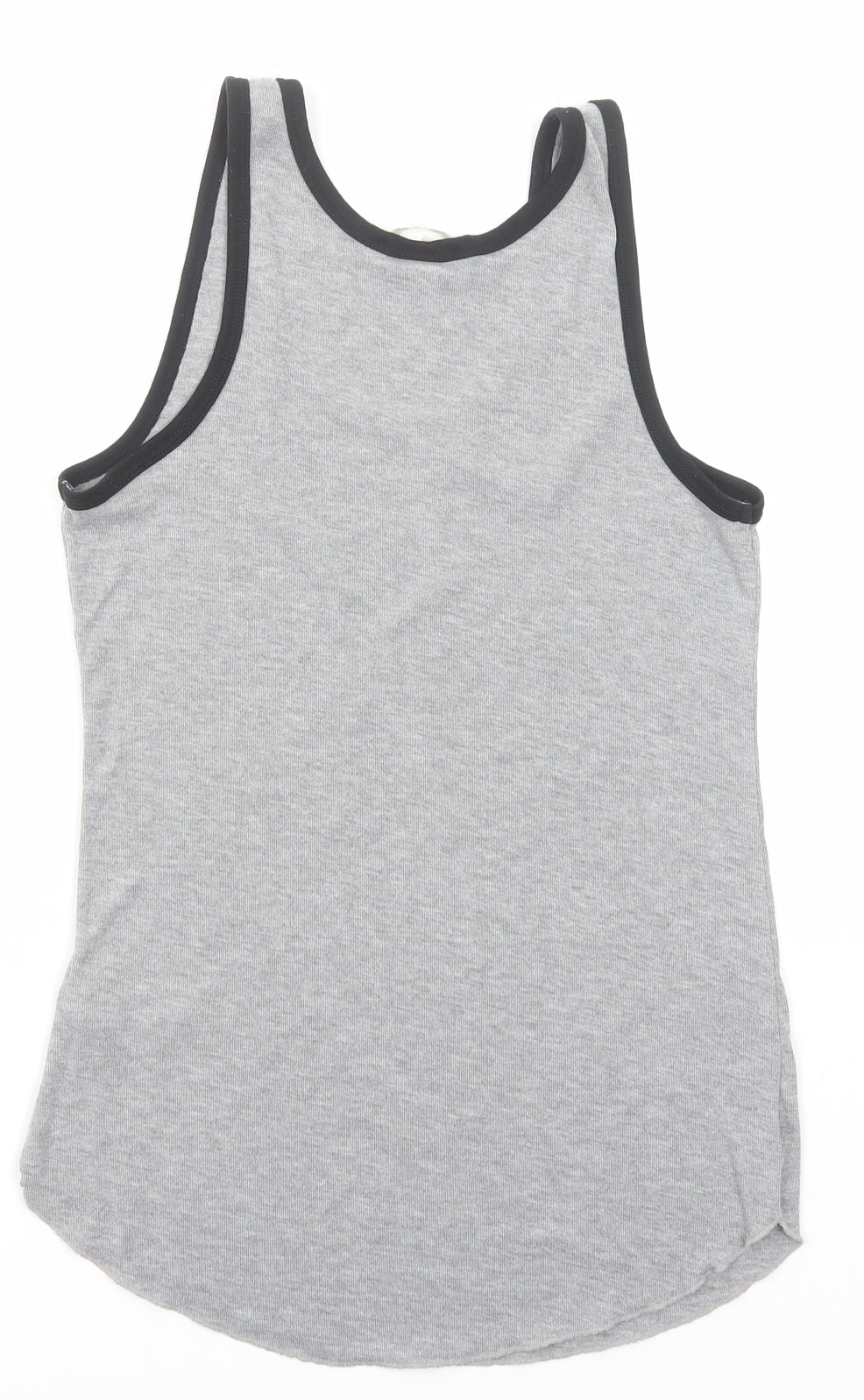 Womens UK Size S H&M Grey Basic Tank