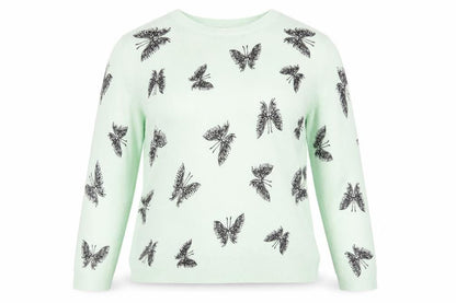 Womens UK Size 12 Marks and Spencer Green Pullover Jumper