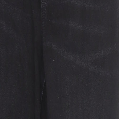 Gap Womens Black Cotton Skinny Jeans Size 32 in Regular Zip