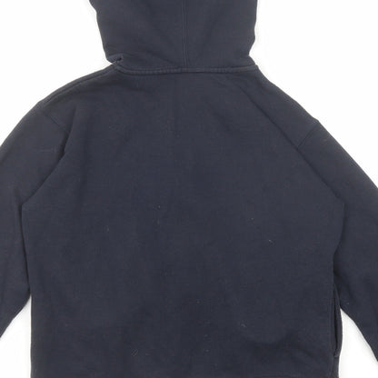 Reebok Boys Blue Polyester Full Zip Hoodie Size XL Zip