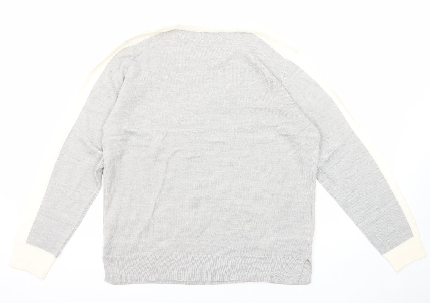 Womens UK Size 14 Marks and Spencer Grey Pullover Jumper