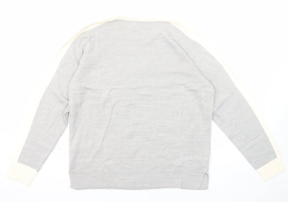Womens UK Size 14 Marks and Spencer Grey Pullover Jumper