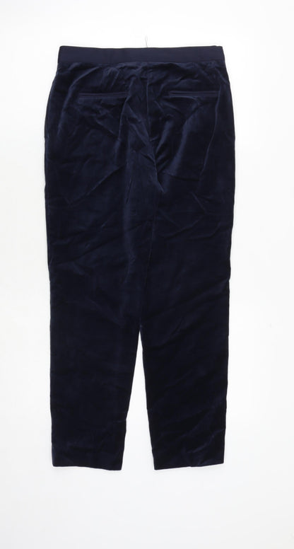 Womens UK Size 8 Marks and Spencer Regular Fit  Blue Trousers