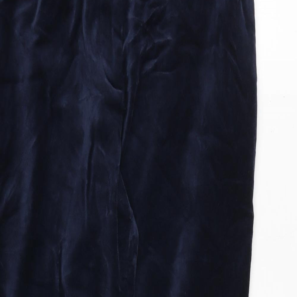 Womens UK Size 8 Marks and Spencer Regular Fit  Blue Trousers