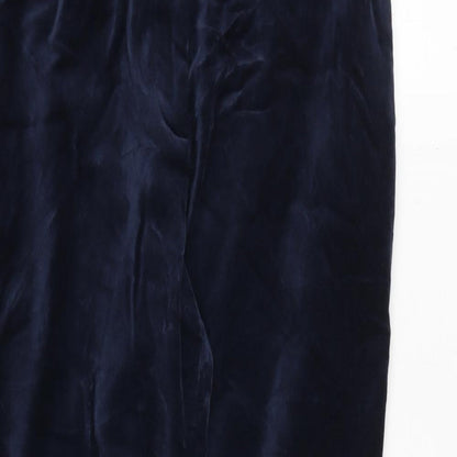 Womens UK Size 8 Marks and Spencer Regular Fit  Blue Trousers
