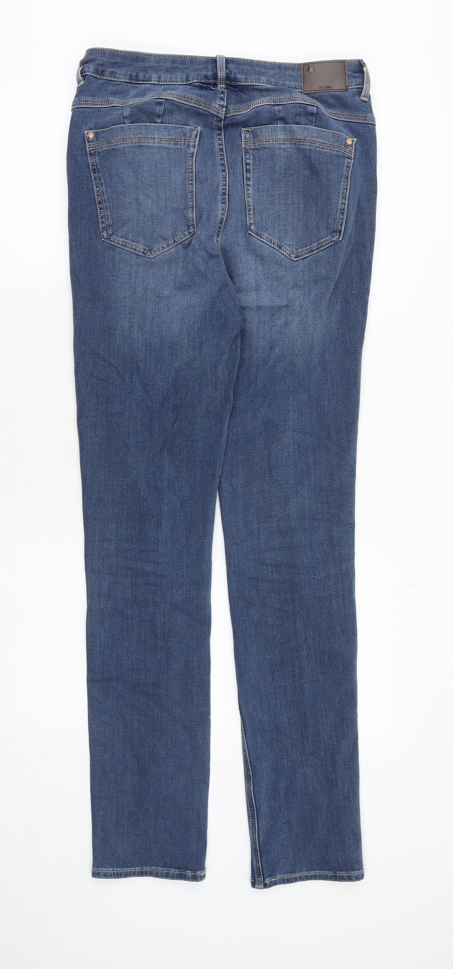 Womens UK Size 30 in Marks and Spencer Regular Fit Skinny Blue Jeans