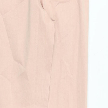 Womens UK Size 6 Marks and Spencer Regular Fit Tapered Pink Jeans