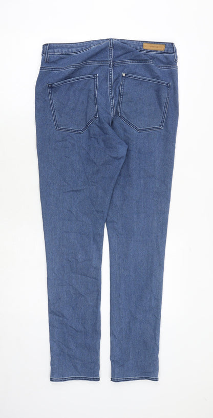 Womens UK Size 33 in H&M Regular Fit Skinny Blue Jeans