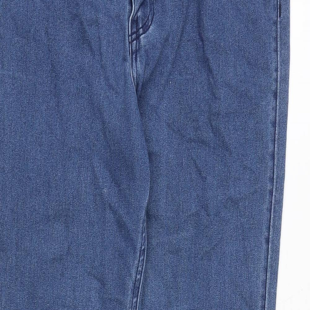 Womens UK Size 33 in H&M Regular Fit Skinny Blue Jeans