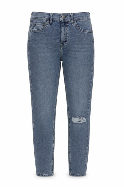 Womens UK Size 26 in Topshop Regular Fit Skinny Blue Jeans