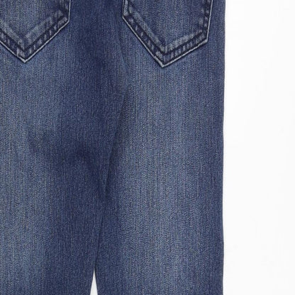 Mens UK Size 30 in True Face Regular Fit Skinny Blue Jeans