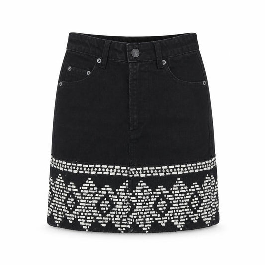 Womens UK Size 6 Stradivarius A-Line Denim Skirt