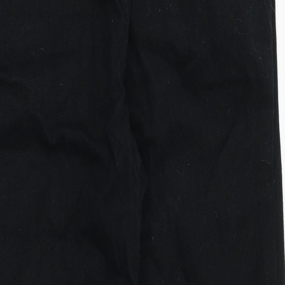 Brooker Womens Black Cotton Skinny Jeans Size 14 Regular Zip