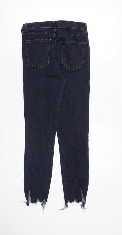 J Brand Womens Blue Cotton Skinny Jeans Size 26 in Regular Zip