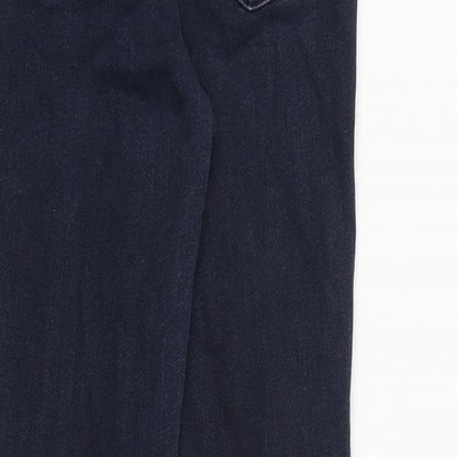 J Brand Womens Blue Cotton Skinny Jeans Size 26 in Regular Zip