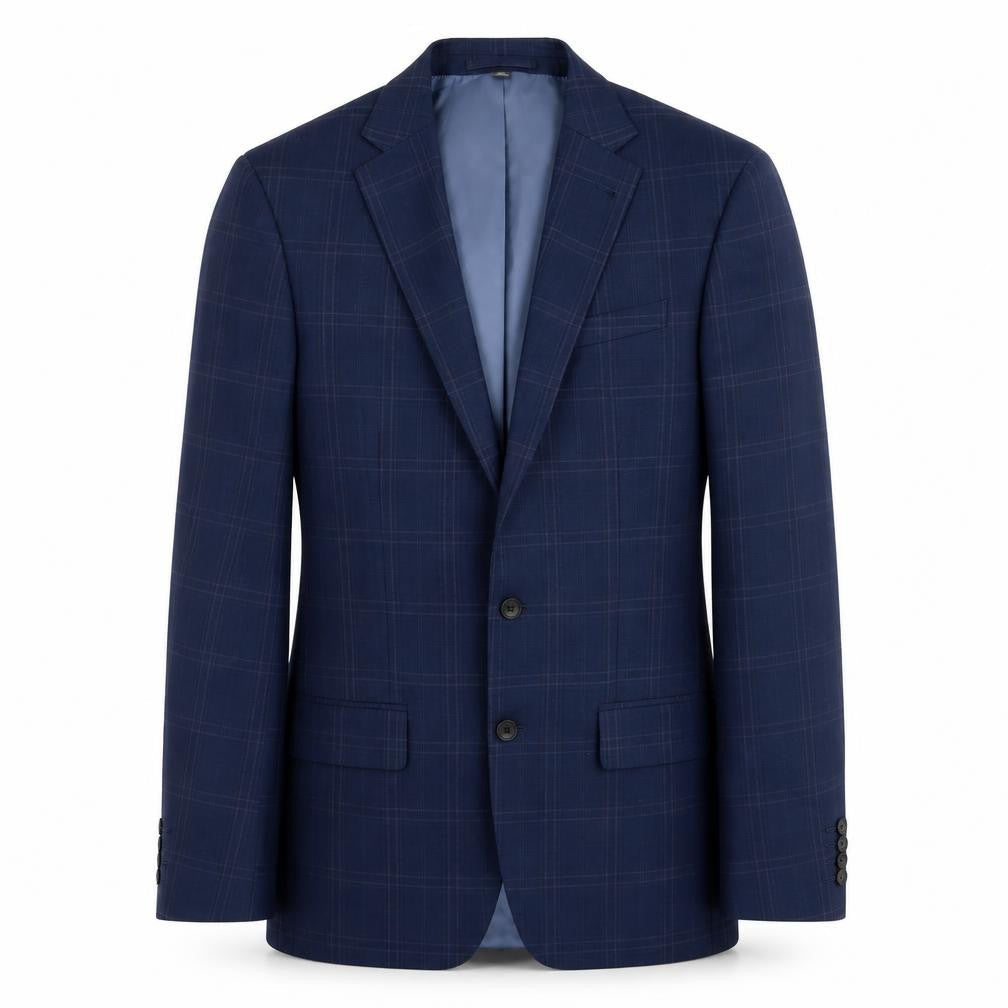 Mens UK Size 38 Marks and Spencer Regular Blue Suit Jacket