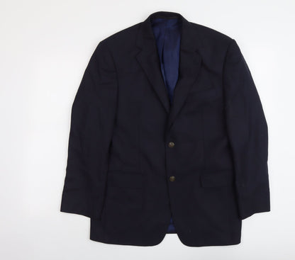 Mens UK Size 38 Marks and Spencer Regular Blue Suit Jacket