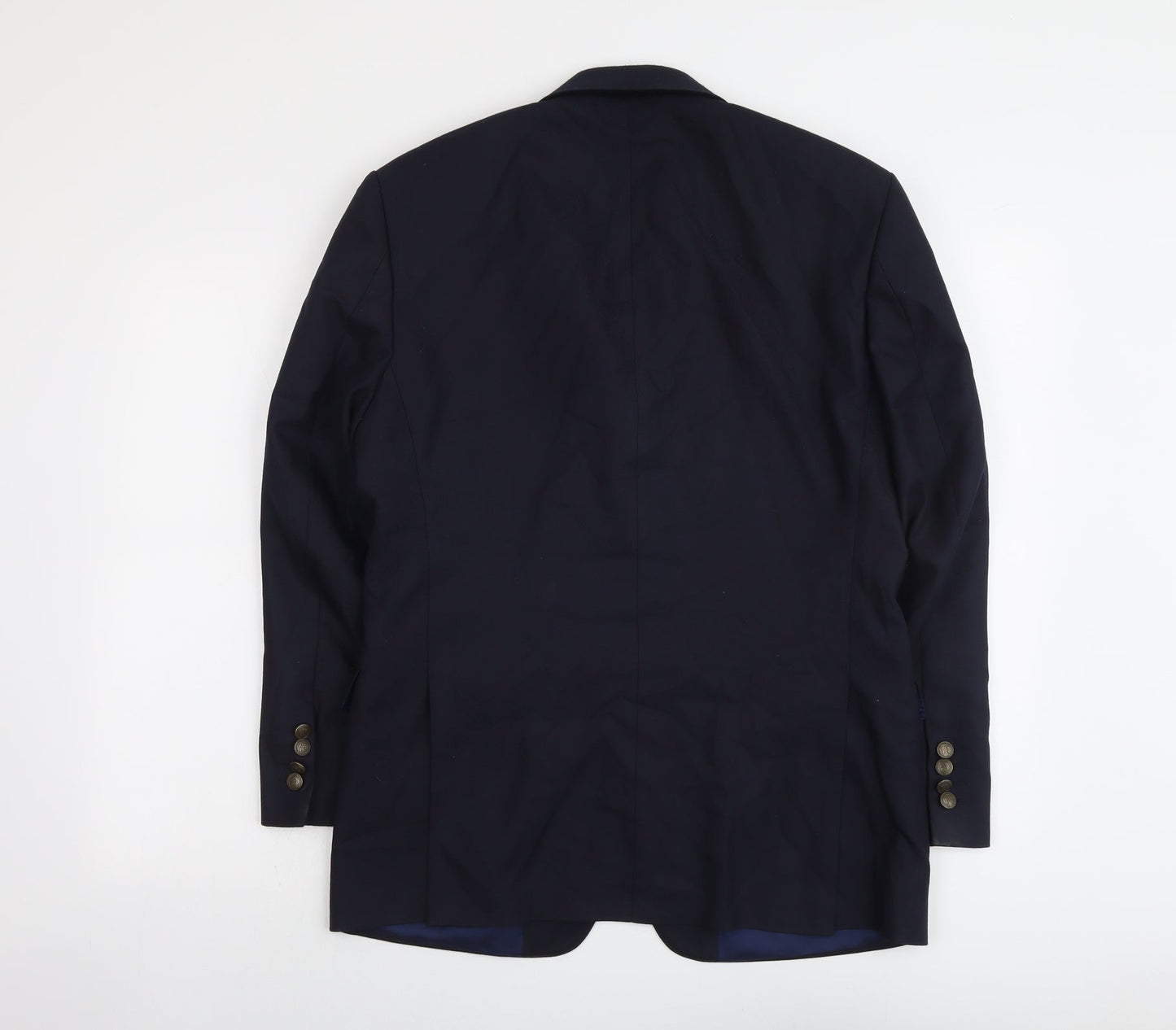 Mens UK Size 38 Marks and Spencer Regular Blue Suit Jacket