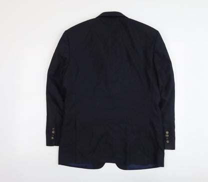 Mens UK Size 38 Marks and Spencer Regular Blue Suit Jacket