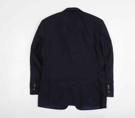 Mens UK Size 38 Marks and Spencer Regular Blue Suit Jacket