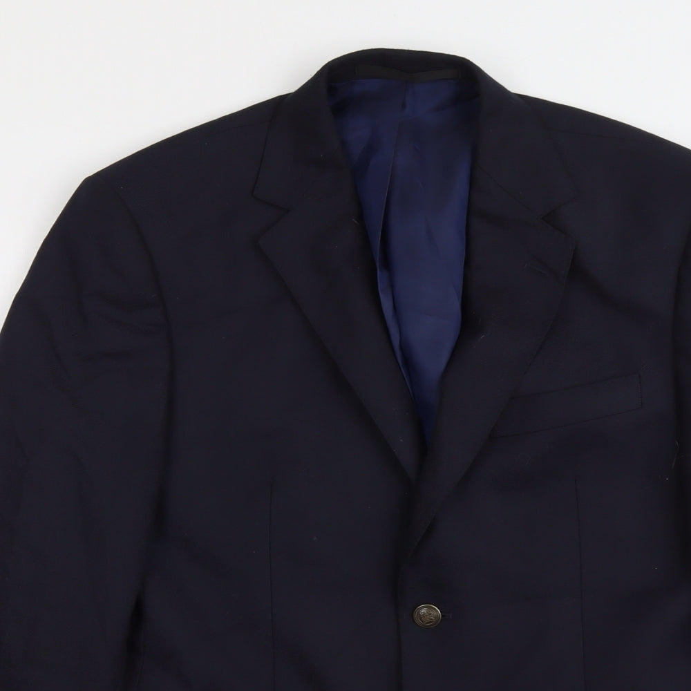 Mens UK Size 38 Marks and Spencer Regular Blue Suit Jacket