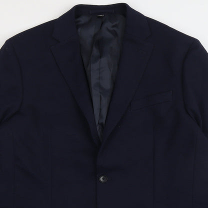 Mens UK Size 42 Marks and Spencer Regular Blue Suit Jacket