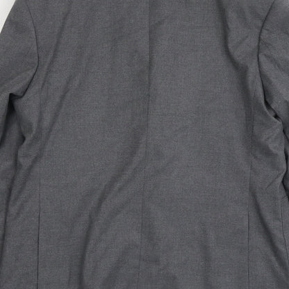 Mens UK Size 38 Marks and Spencer Regular Grey Suit Jacket