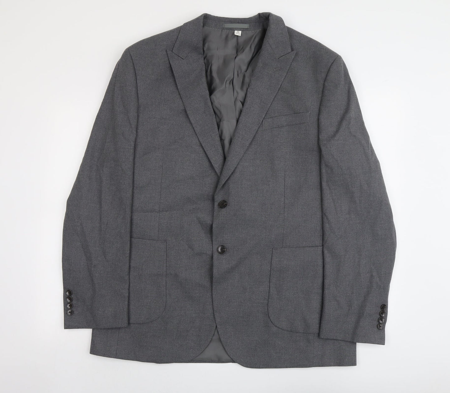 Mens UK Size 44 Marks and Spencer Regular Grey Suit Jacket