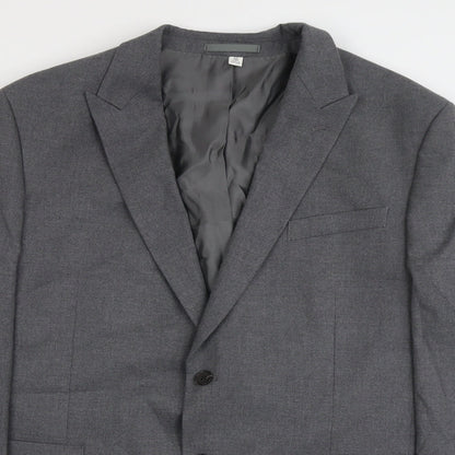 Mens UK Size 44 Marks and Spencer Regular Grey Suit Jacket
