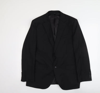 Mens UK Size 42 Marks and Spencer Regular Black Suit Jacket