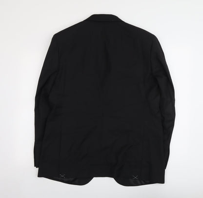 Mens UK Size 42 Marks and Spencer Regular Black Suit Jacket