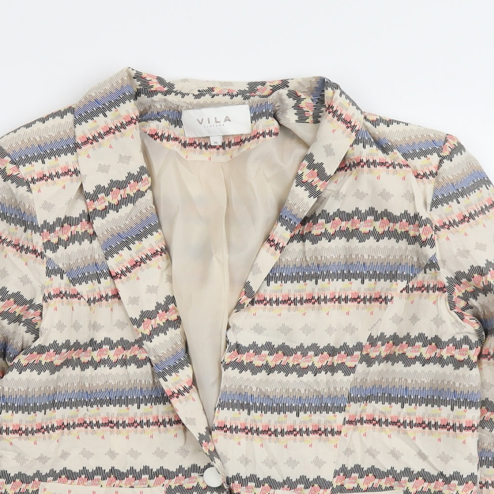 Womens UK Size XL VILA Regular Multicoloured Blazer