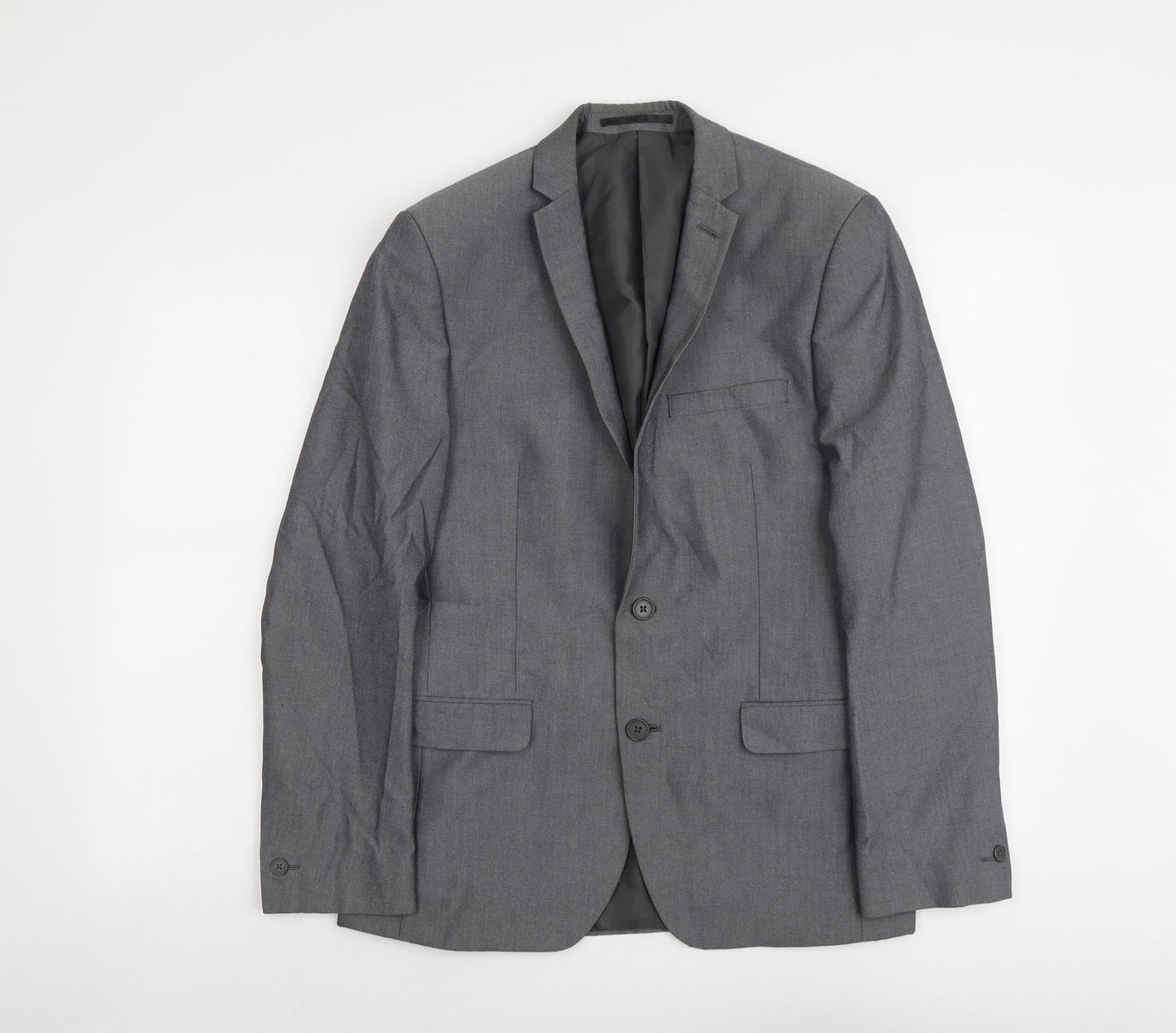 Mens UK Size 38 Red Herring Regular Grey Suit Jacket