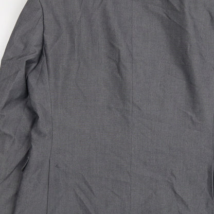 Mens UK Size 38 Red Herring Regular Grey Suit Jacket