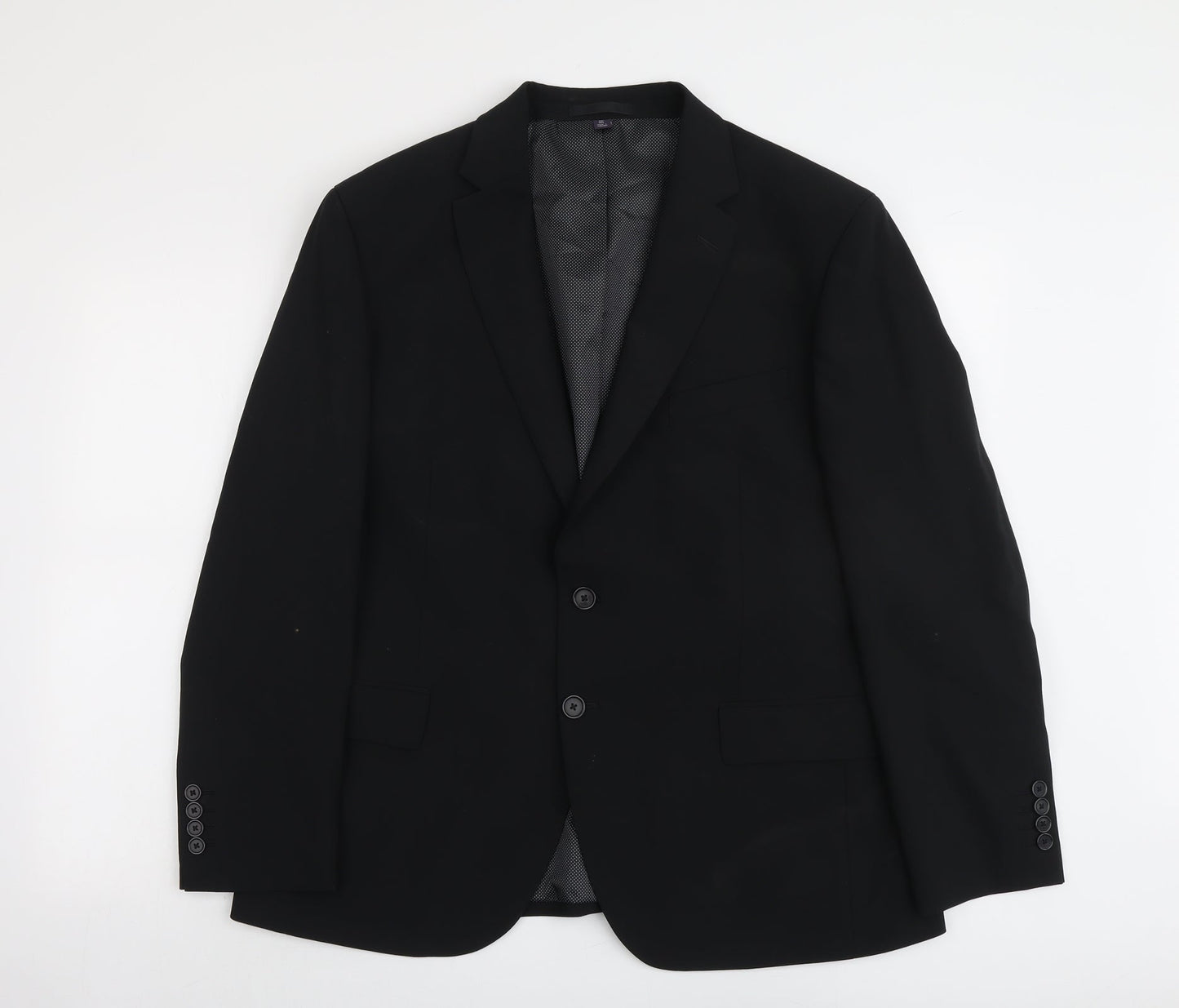 Mens UK Size 44 Marks and Spencer Regular Black Suit Jacket