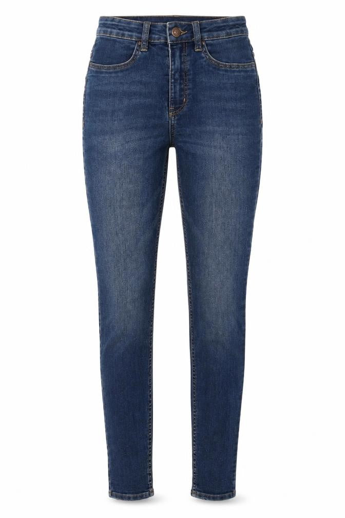 Womens UK Size 4 H&M Regular Fit Skinny Blue Jeans
