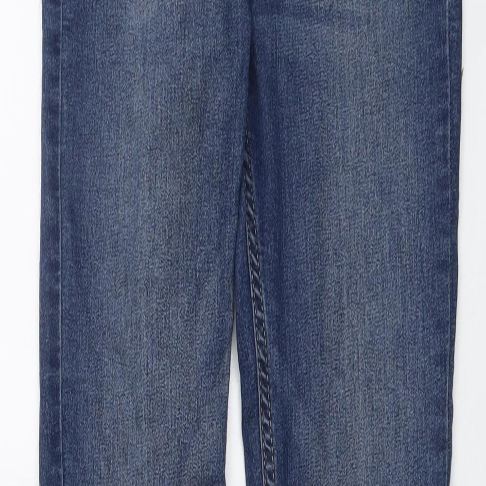 Womens UK Size 4 H&M Regular Fit Skinny Blue Jeans