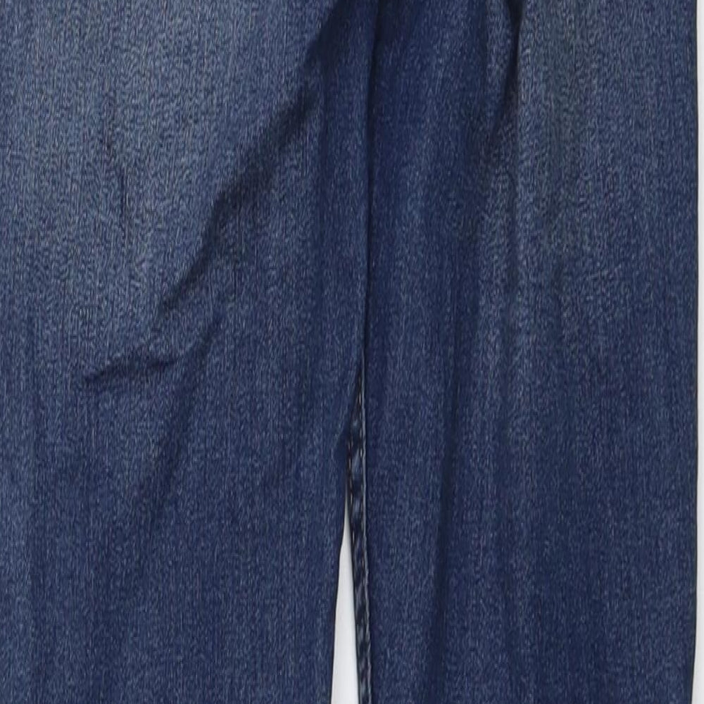 Womens UK Size 4 H&M Regular Fit Skinny Blue Jeans