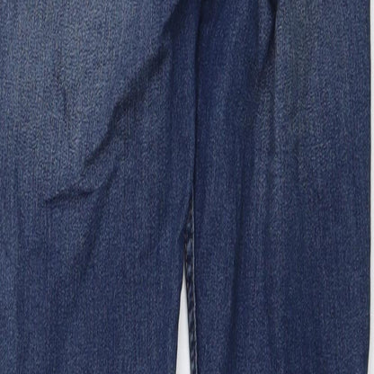 Womens UK Size 4 H&M Regular Fit Skinny Blue Jeans