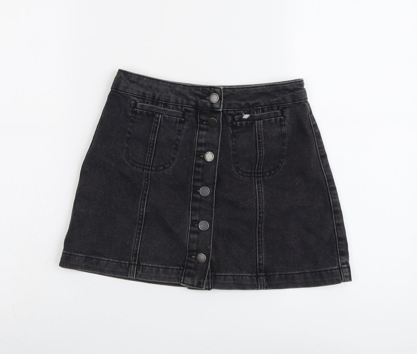 Womens UK Size 6 Topshop Mini Denim Skirt
