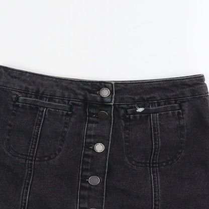 Womens UK Size 6 Topshop Mini Denim Skirt