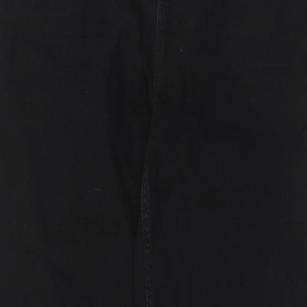 Womens UK Size 16 Marks and Spencer Regular Fit Straight Black Jeans