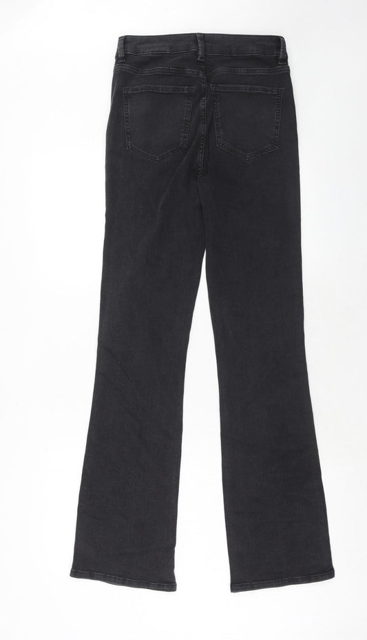 Womens UK Size 8 Marks and Spencer Regular Fit Straight Black Jeans