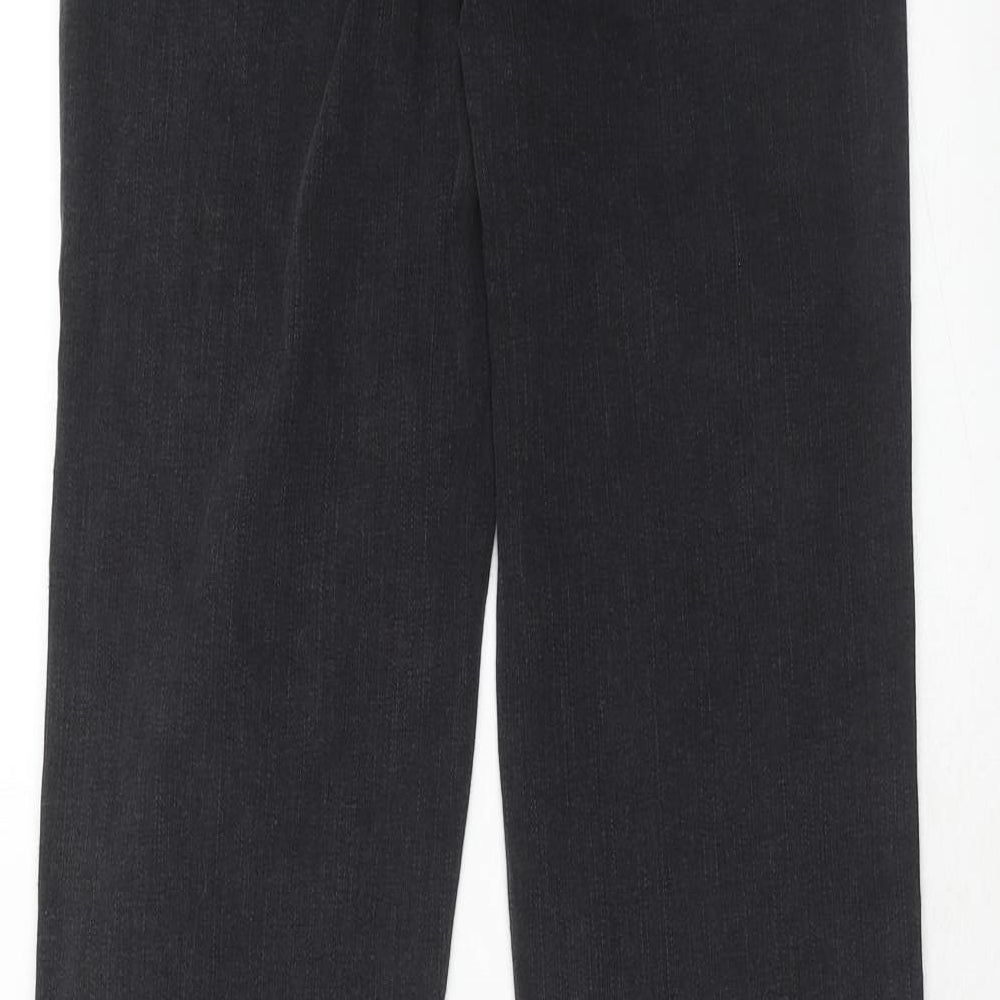 Womens UK Size 8 Marks and Spencer Regular Fit Straight Black Jeans