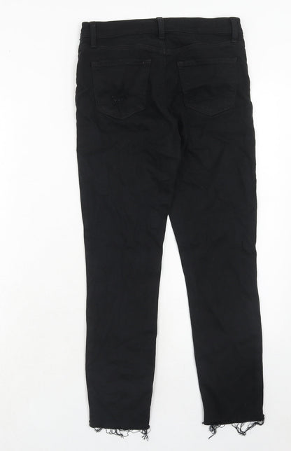 J.Brand Womens Black Cotton Skinny Jeans Size 27 in Regular Zip