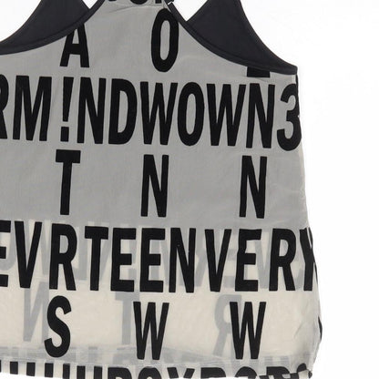 Womens UK Size 10 Divided by H&M Grey Camisole Tank