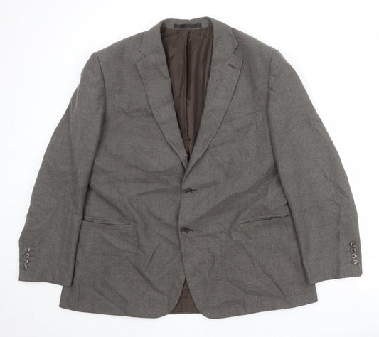 Mens UK Size 46 Marks and Spencer Regular Brown Suit Jacket