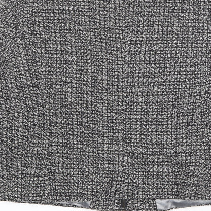 Article Womens Black Geometric Jacket Size 16 Zip