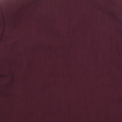 Liza Lovell Womens Purple Polyester Jacket Blazer Size 14